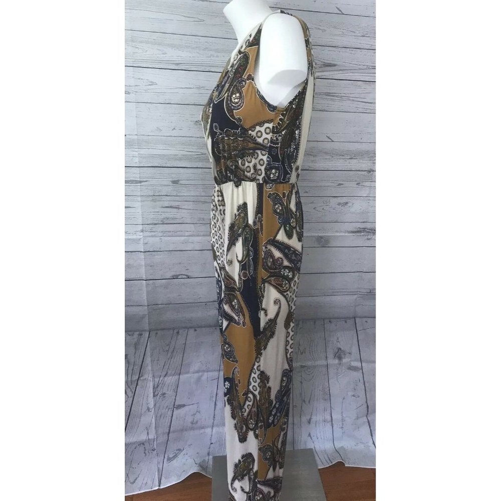 Monroe and Main Paisley Print Pant Jumpsuit size M - Picture 6 of 9